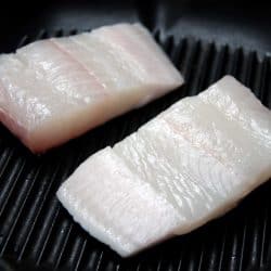 Soy Sauce Baked Halibut Steaks Pan Seared Halibut Recipes Grilling